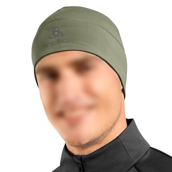 Odlo Polyknit Warm Eco Mütze, Funktionsmütze, Laufmütze, Beanie Shadow