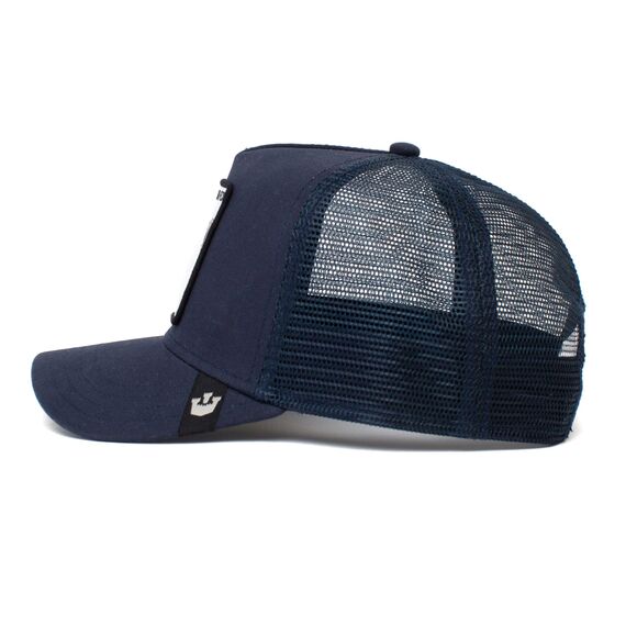 Goorin Bros. The Farm A-Frame Trucker-Kappe, The Silver Fuchs Marineblau, Einheitsgröße
