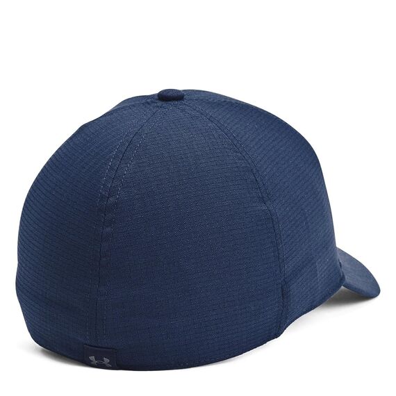 Under Armour Golf96 Herren-Baseballkappe, leicht, gewebt, verstellbar, Academy Blue (408) / Pitch Gray, S-M