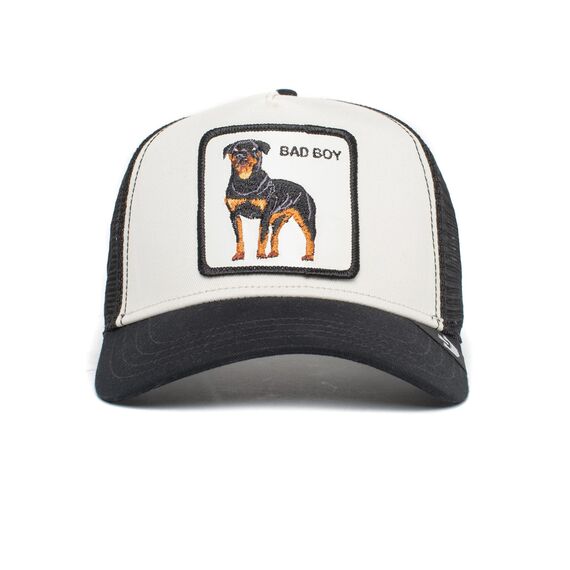 Goorin Bros. The Farm Truckerkappe mit verstellbarem Snapback-Verschluss, Weiß (The Baddest Boy), Unisex Einheitsgröße, Einheitsgre