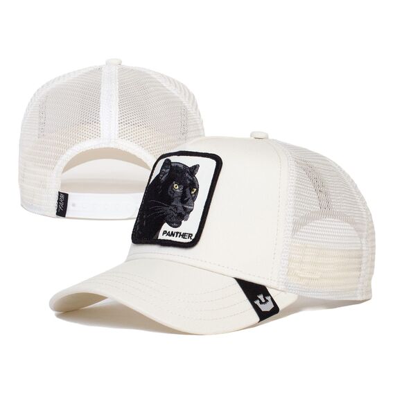 Goorin Bros. Trucker Cap Panther White Weiß, Size:OneSize