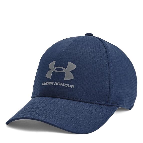 Under Armour Herren Iso-chill ArmourVent Fitted Baseball Cap, Academy Blue (408)/Pitch Gray, XL/XXL