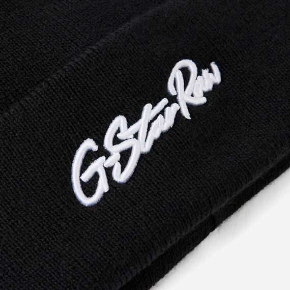 G-Star Herren Originals Artwork Long Beanie, Schwarz (dk Black D24722-C754-6484), PC