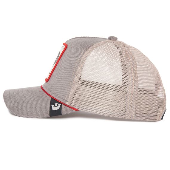 Goorin Bros. Verstellbare Trucker-Mütze für Herren, Netzstoff, Frm, Baseballkappe, Grau, Einheitsgröße, Grau, Einheitsgröße