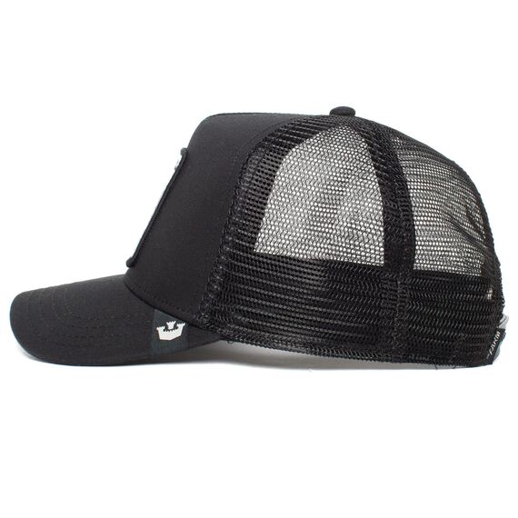Goorin Bros. The Farm A-Frame Trucker-Kappe, King of The Jungle Schwarz, Einheitsgröße