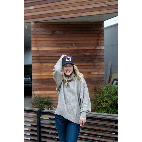 Goorin Bros. Trucker Hat Herren - Mesh Baseball Snapback Cap - The Farm, Navy/Freedom (Eagle), Einheitsgröße