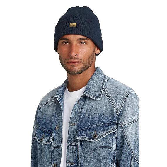 G-Star Herren Effo Long Beanie Hat, Blau (Salute D16624-E149-C742), Einheitsgröße EU