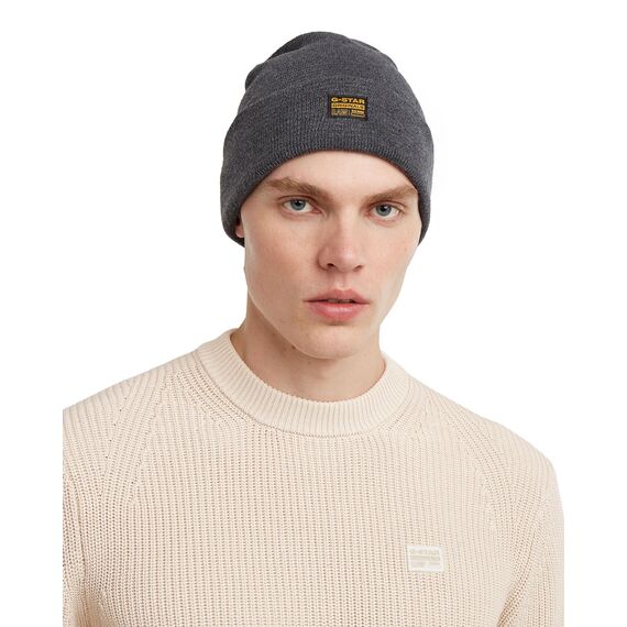 G-STAR Herren Effo Long Beanie, Grau (cloack Htr D16624-E149-D518), PC