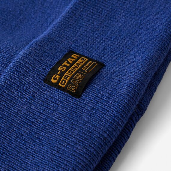 G-STAR RAW Herren Effo Long Beanie, Blau (Radar Blue D16624-C754-1474), PC