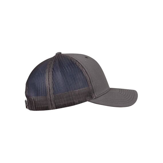 Flexfit Unisex Retro Trucker Cap, Klassische Trucker Cap mit Mesh-Rückseite, one Size, Darkgrey