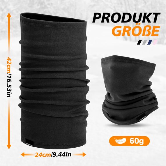 GXCROR Winter Schal Schlauchschal Fleece Loop Schal Halstuch Halswärmer Multifunktionstuch Kaschmir schal Neckwarmer für Herren & Damen