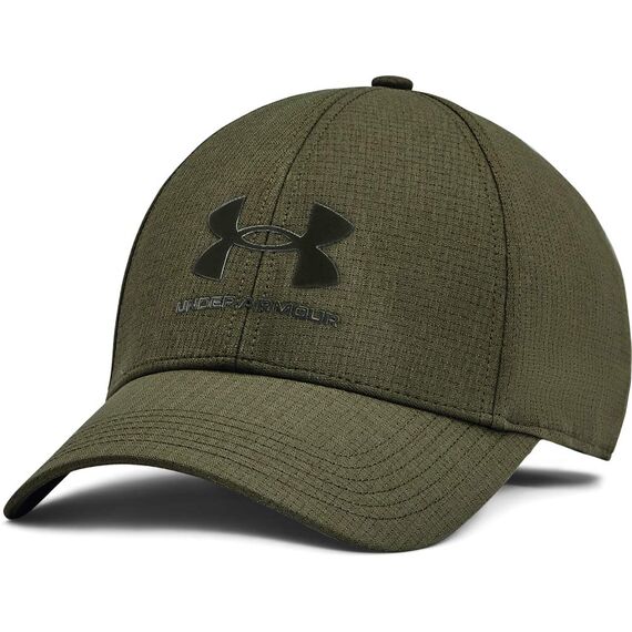 Under Armour Herren Iso-Chill ArmourVent Fitted Cap, Herren, Verschluss, Isochill Armourvent Fitted Baseball Cap, Marine Od Green (390) / Barock Grün, X-Large-XX-Large
