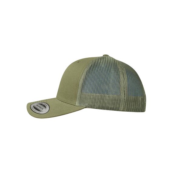 Flexfit Unisex Retro Trucker Cap, Klassische Trucker Cap mit Mesh-Rückseite, one Size, Buck