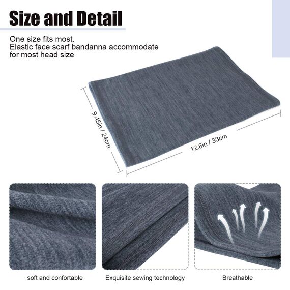 HEGCOIIE Winter Loop Schal Herren & Damen，Fleece Schlauchschal Halswärmer Halstuch Winddicht Ski Maske Warmer für Outdoor Skifahren Motorrad Laufen Radfahren