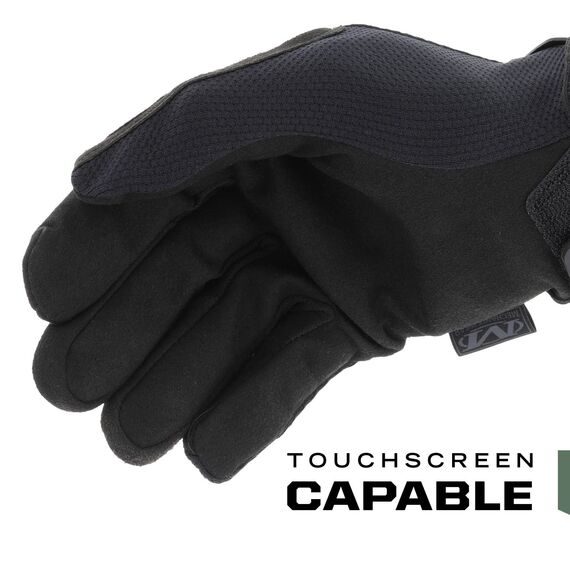 Mechanix Wear Original® Covert Handschuhe (Large, Vollständig schwarz) & ColdWork Original WinterHandschuhe (groß, schwarz/grau), Grau/Schwarz