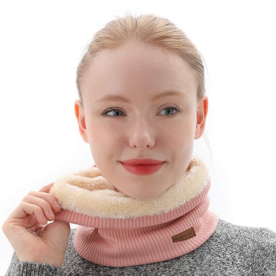 NovForth Winter Halsschlauch Herren Ski, Halswärmer Halstuch Männer Gesichtsschal Damen, Fleece Schal Schlauchtuch für Herren Gamaschenmaske, Winddichte Kreisschlaufenschals
