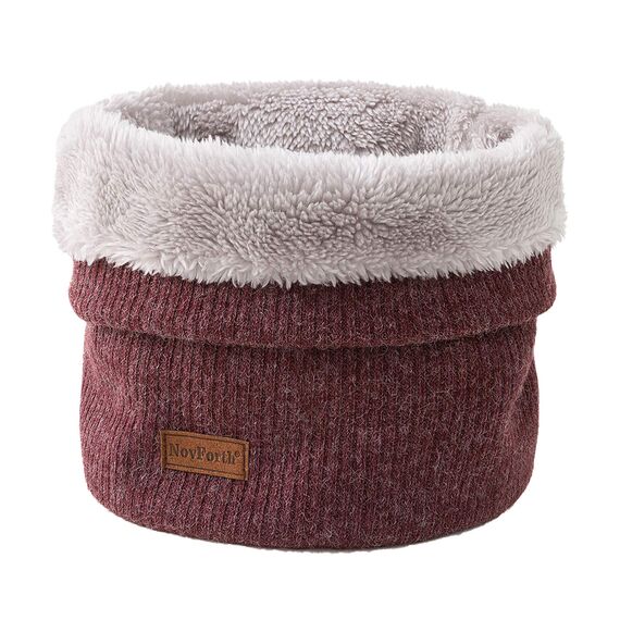 NovForth Winter Halsschlauch Herren Ski, Halswärmer Halstuch Männer Gesichtsschal Damen, Fleece Schal Schlauchtuch für Herren Gamaschenmaske, Winddichte Kreisschlaufenschals