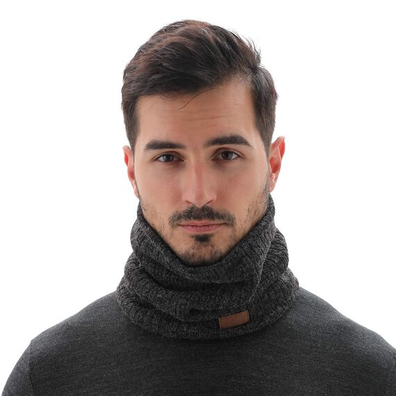 NovForth Winter Halsschlauch Herren Ski, Halswärmer Halstuch Männer Gesichtsschal Damen, Fleece Schal Schlauchtuch für Herren Gamaschenmaske, Winddichte Kreisschlaufenschals