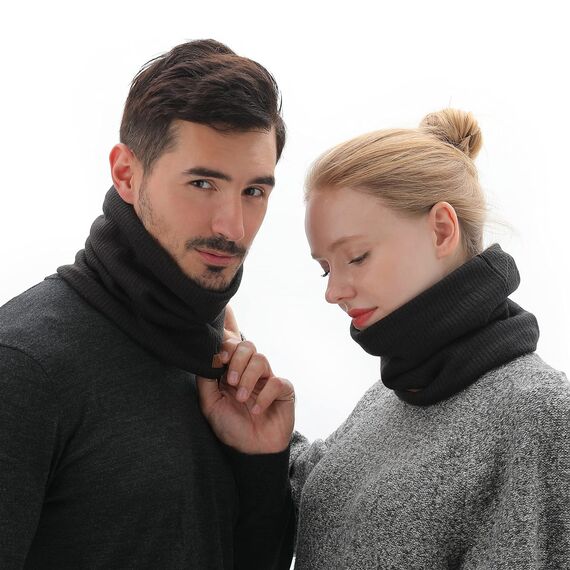 NovForth Winter Halsschlauch Herren Ski, Halswärmer Halstuch Männer Gesichtsschal Damen, Fleece Schal Schlauchtuch für Herren Gamaschenmaske, Winddichte Kreisschlaufenschals