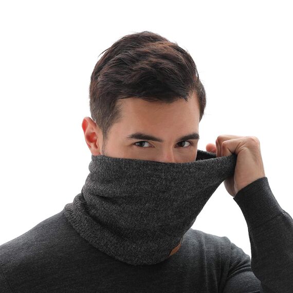 NovForth Winter Halsschlauch Herren Ski, Halswärmer Halstuch Männer Gesichtsschal Damen, Fleece Schal Schlauchtuch für Herren Gamaschenmaske, Winddichte Kreisschlaufenschals