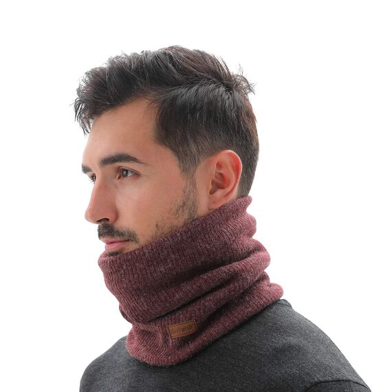 NovForth Winter Halsschlauch Herren Ski, Halswärmer Halstuch Männer Gesichtsschal Damen, Fleece Schal Schlauchtuch für Herren Gamaschenmaske, Winddichte Kreisschlaufenschals