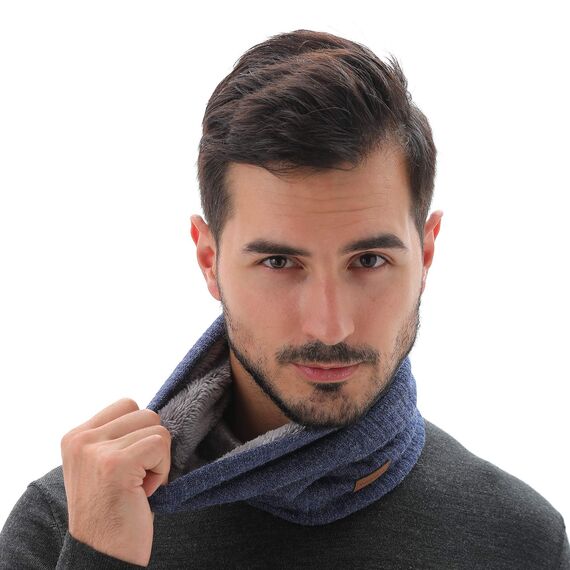 NovForth Winter Halsschlauch Herren Ski, Halswärmer Halstuch Männer Gesichtsschal Damen, Fleece Schal Schlauchtuch für Herren Gamaschenmaske, Winddichte Kreisschlaufenschals