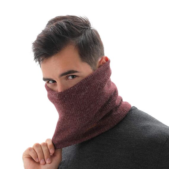 NovForth Winter Halsschlauch Herren Ski, Halswärmer Halstuch Männer Gesichtsschal Damen, Fleece Schal Schlauchtuch für Herren Gamaschenmaske, Winddichte Kreisschlaufenschals