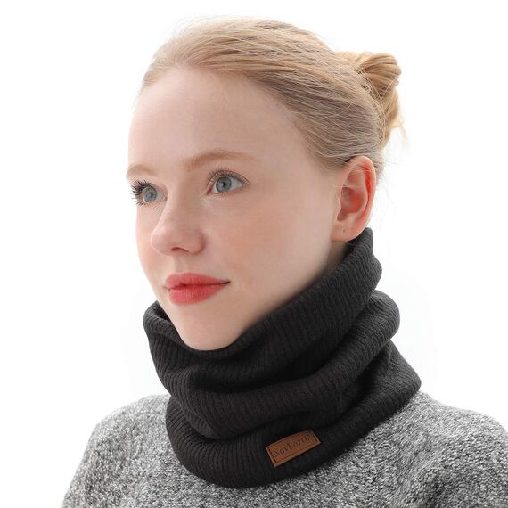 NovForth Winter Halsschlauch Herren Ski, Halswärmer Halstuch Männer Gesichtsschal Damen, Fleece Schal Schlauchtuch für Herren Gamaschenmaske, Winddichte Kreisschlaufenschals