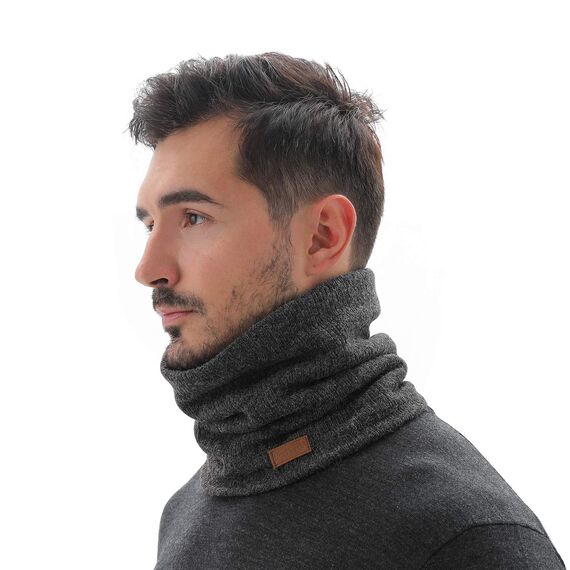 NovForth Winter Halsschlauch Herren Ski, Halswärmer Halstuch Männer Gesichtsschal Damen, Fleece Schal Schlauchtuch für Herren Gamaschenmaske, Winddichte Kreisschlaufenschals