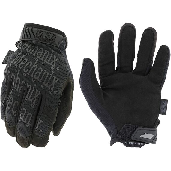 Mechanix Wear Original® Covert Handschuhe (Large, Vollständig schwarz) & ColdWork Original WinterHandschuhe (groß, schwarz/grau), Grau/Schwarz