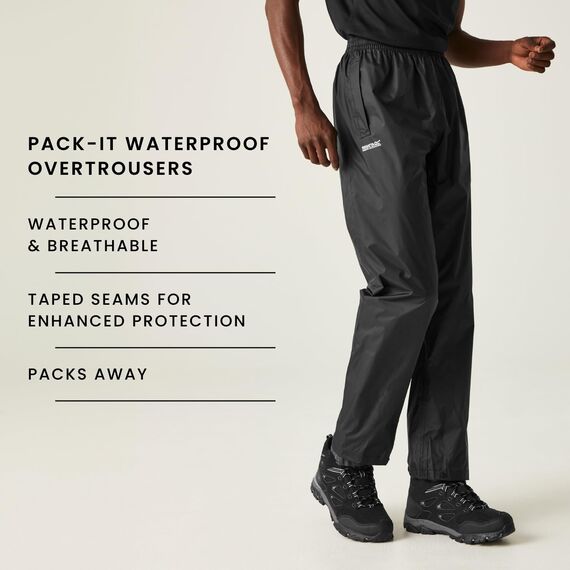 Regatta Pack-It wasserdichte und atmungsaktive Überziehhose