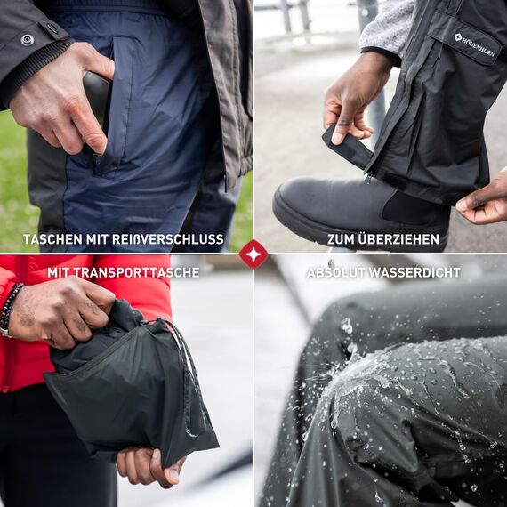 Höhenhorn Pluvia Herren Regenhose Dunkelblau Gr. XL