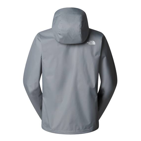 The North Face - Herren Quest Kapuzenjacke - Wasserdicht, Atmungsaktiv - Monument Grey - S