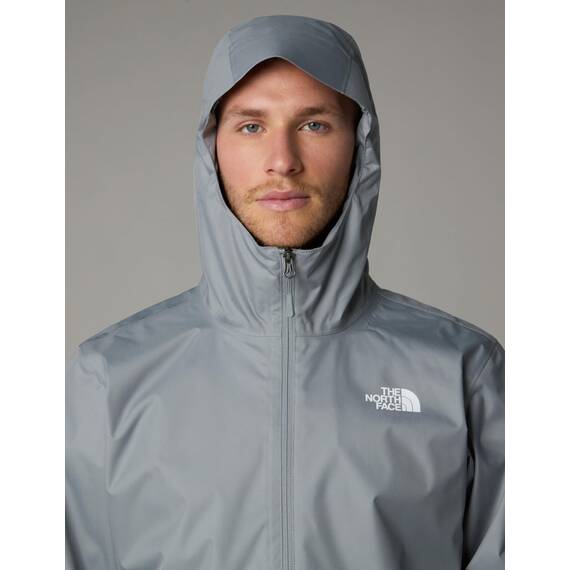 The North Face - Herren Quest Kapuzenjacke - Wasserdicht, Atmungsaktiv - Monument Grey - S