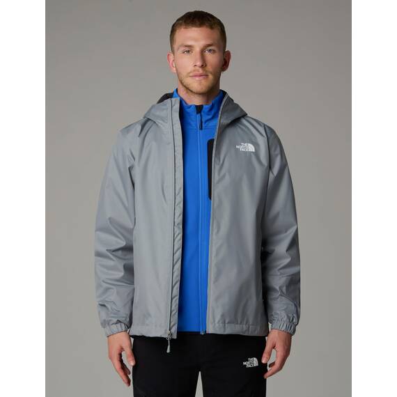 The North Face - Herren Quest Kapuzenjacke - Wasserdicht, Atmungsaktiv - Monument Grey - M