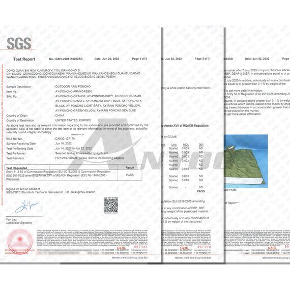 ANYOO Leichter Wasserdichter Regencape Regenjacken Atmungsaktiver Regenschutz, Unisex Ripstop Regenmantel mit Kapuze für im Freien Camping Wandern Angeln, Grüngelb, Einheitsgröße