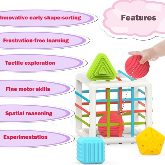 JKGIFTS Spielzeug ab 1 Jahr,Montessori Spielzeug ab 1-3 Jahre Baby Spielzeug Kinder Spielzeug Lernspiele ab 1 2 3 Jahre Geschenke Mädchen Junge 1-3 Jahre