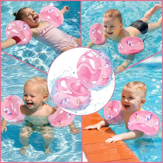 WEARXI Schwimmflügel ab 1 Jahr, Schwimmflügel Kinder 3-6/2 Jahre, Schwimmring ab 1 Jahr, Schwimmweste Kinder 2 Jahre, Schwimmweste 3-6 Empfohlenes Gewicht 5-25KG