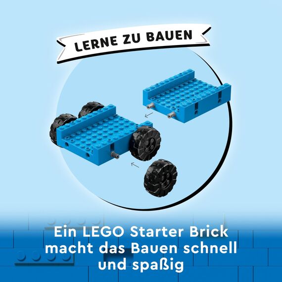 LEGO 60391 City Baufahrzeuge und Kran mit Abrissbirne, Spielzeug mit Bagger, Kipper und Transportfahrzeugen, Lernspielzeug für Kleinkinder ab 4 Jahren