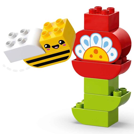 LEGO DUPLO Town Kreativer Blumengarten - Motorikspielzeug für Kinder ab 2 Jahren - Montessori Spielzeug - Lernspielzeug für Vorschulkinder - Garten Spiel für Kleinkinder - Geschenkidee 10444