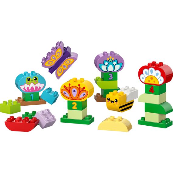 LEGO DUPLO Town Kreativer Blumengarten - Motorikspielzeug für Kinder ab 2 Jahren - Montessori Spielzeug - Lernspielzeug für Vorschulkinder - Garten Spiel für Kleinkinder - Geschenkidee 10444