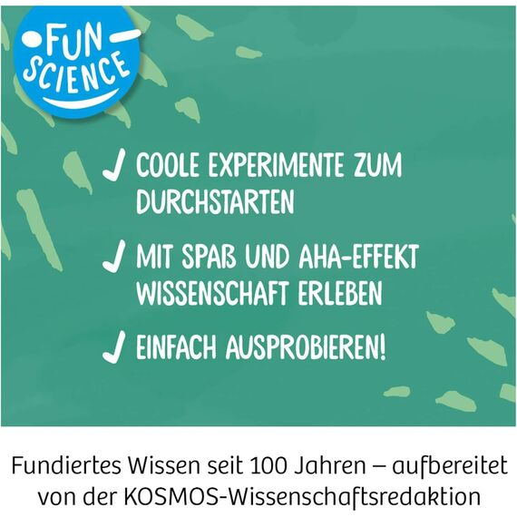 KOSMOS 654146 Fun Science – Magie der Magnete, baue einen eigenen Kompass, erforsche unsichtbare Kräfte, spannende Magnetspiele und Versuche, Experimentierset für Kinder ab 8 Jahre