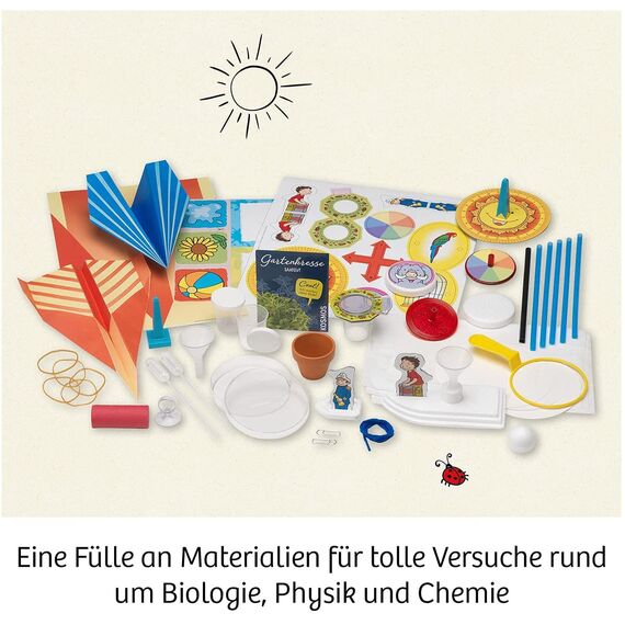 KOSMOS 602284 Mein erster Experimentierkasten Naturgesetze - ganz einfach, Spielerische Experimente für kleine Forscher, Experimentierkasten für Kinder ab 5 Jahre