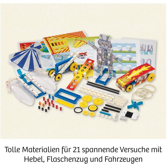 KOSMOS 602291 Mein erster Experimentierkasten Technik - ganz einfach, Spielerische Experimente für kleine Forscher, Experimentierkasten für Kinder ab 5-8 Jahre