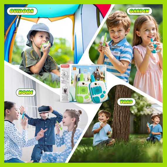 Walkie Talkie Kinder ab 3 4 5 6 7 8 Jahre, Funkgerät Kinder Dinosaurier Spielzeug ab 3-8 Jahren Junge Woki Toki Geschenk Junge Kind 3-8 Jahre Walky Talky Kinderspielzeug Kids Toys