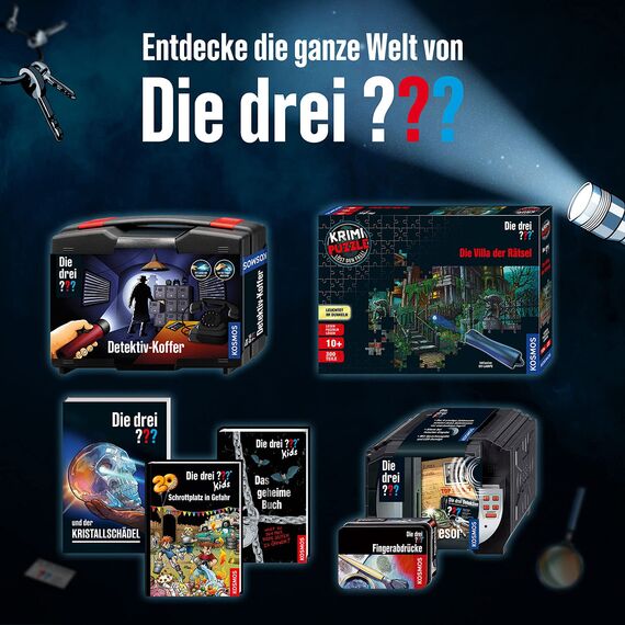 Kosmos Digitaler Tresor von KOSMOS, Schütze deine Geheimnisse mit einem Code und Sprachalarm, Detektiv Spielzeug Set für Kinder ab 8 Jahre, Mini Safe