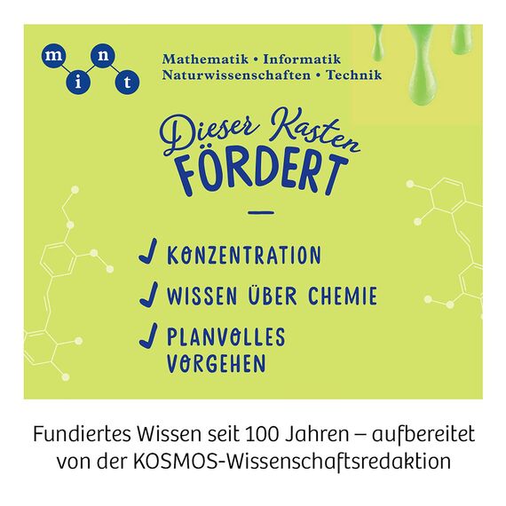 KOSMOS 643607 Schleim-Labor, Die verrrückte Glibber-Alien-Station, Schleim im eigenen Labor selbst herstellen und schleimige Experimente durchführen, Experimentierkasten für Kinder ab 8 Jahre