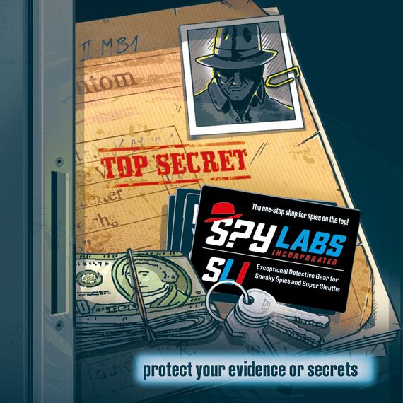 Kosmos 617271 Spy Labs Incorporated Digital Safe, Protect Your Secrets with a Code and Voice Alarm, Detective Toys for Children, Multilingual Instructions in DE, EN, F, IT, ES, NL, Mittel