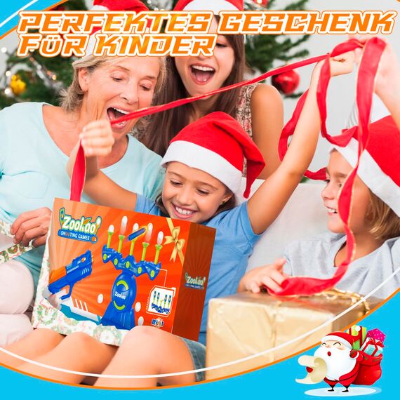 Zookao Hover Spielzeug Pistole für Nerf Gun Zielscheibe, Ab 6 7 8 9 10 11 12 Jahre Junge Weihnachten Geburtstags Geschenke - Indoor & Outdoor Spiele für Kinder