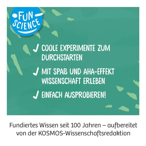 KOSMOS 654177 Fun Science - Schleim-Galaxie, Mixe fünf Verschiedene Schleim-Arten, Experimentierset für Einsteiger und Kinder ab 8 Jahre, Komplett-Set zum Glibber selber Machen